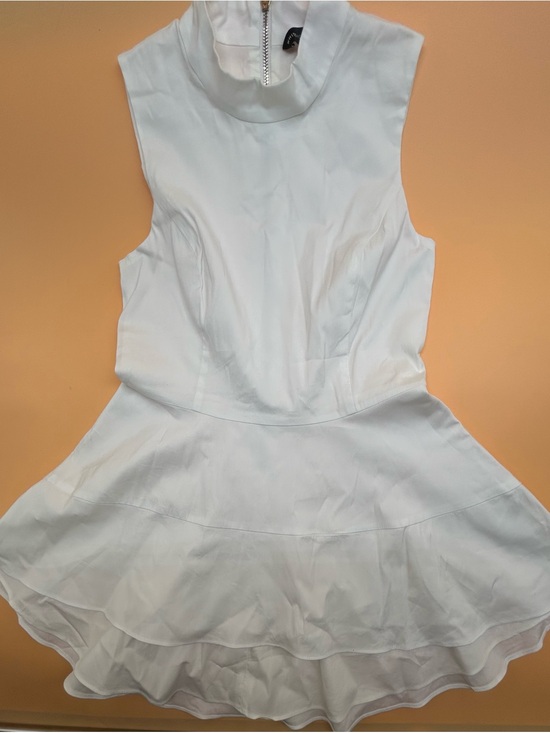 White House Black Market Tops - White House Black Market White Peplum Top Size 2